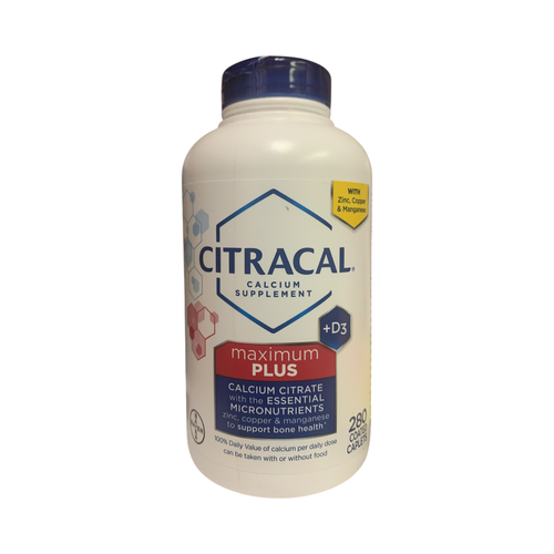 Кальциевая добавка Bayer Citracal, Maximum Plus - цинк, медь, магний, 280 карат.