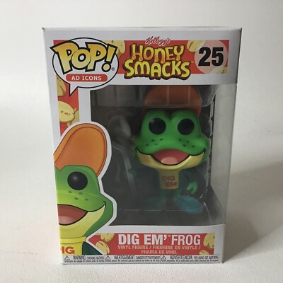Funko Pop! Ad Icons Kellogg s Honey Smacks #25 Dig Em  Frog Vinyl Figure