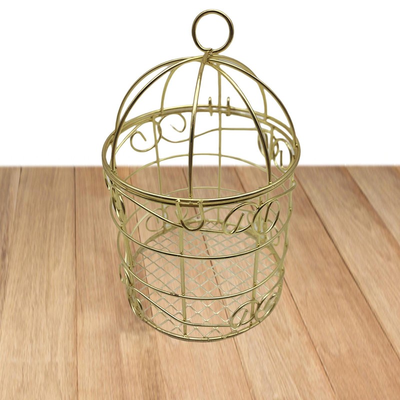 Candy Box Iron Wire Candle Holder Home Table Centerpiece Par