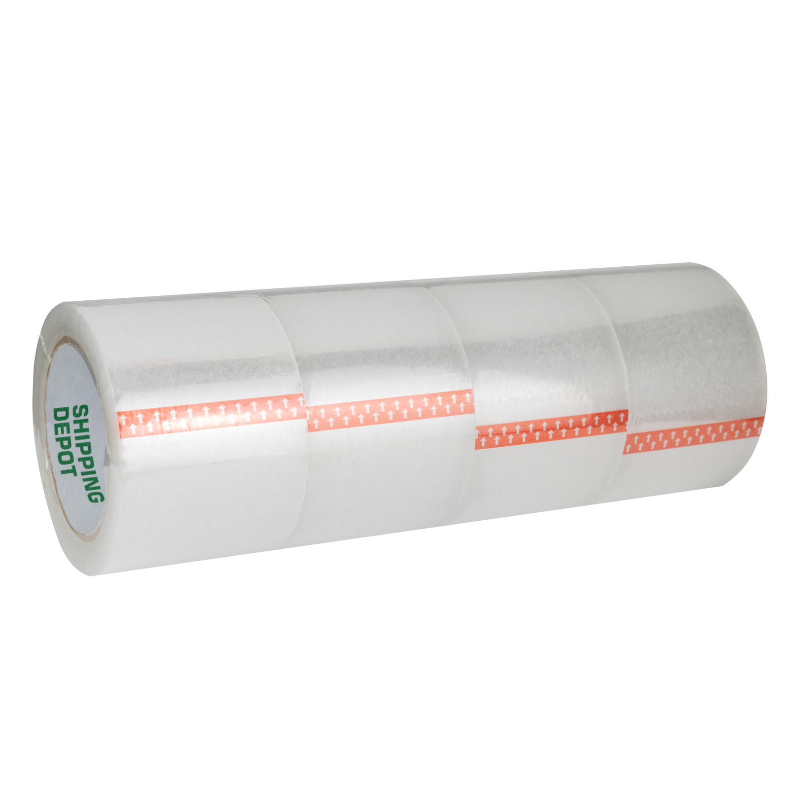 144 Rolls 3" x 110yds Shipping Depot Carton Sealing Clear Packing Tape 1.6mil