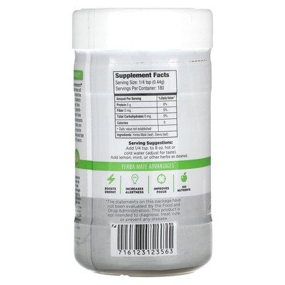 Yerba Mate Royale, Instant Herbal Tea with Stevia, 2.82 oz (79.9 g)