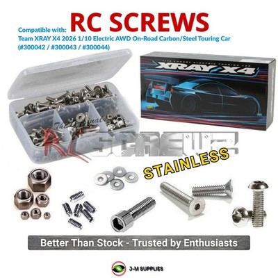 RCScrewZ Stainless Screw Kit xra176 for XRAY X4 '26 1/10 (#300042/43/44) | SET