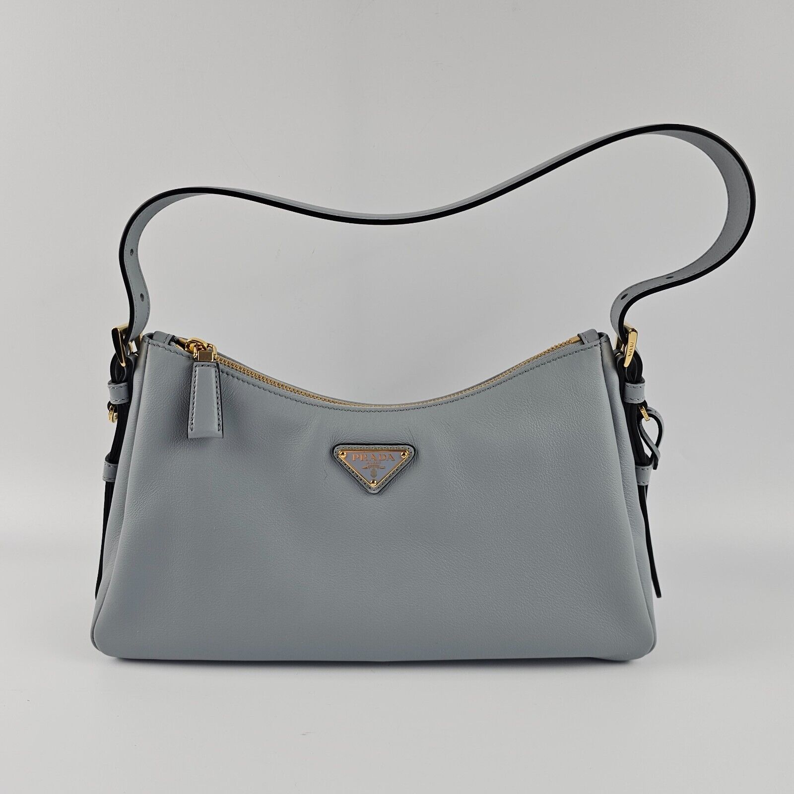 PRADA Aimée Medium $2950 Opaline Leather Shoulder Bag New PRADA Aimée Medium $2950 Opaline Leather Shoulder Bag New
