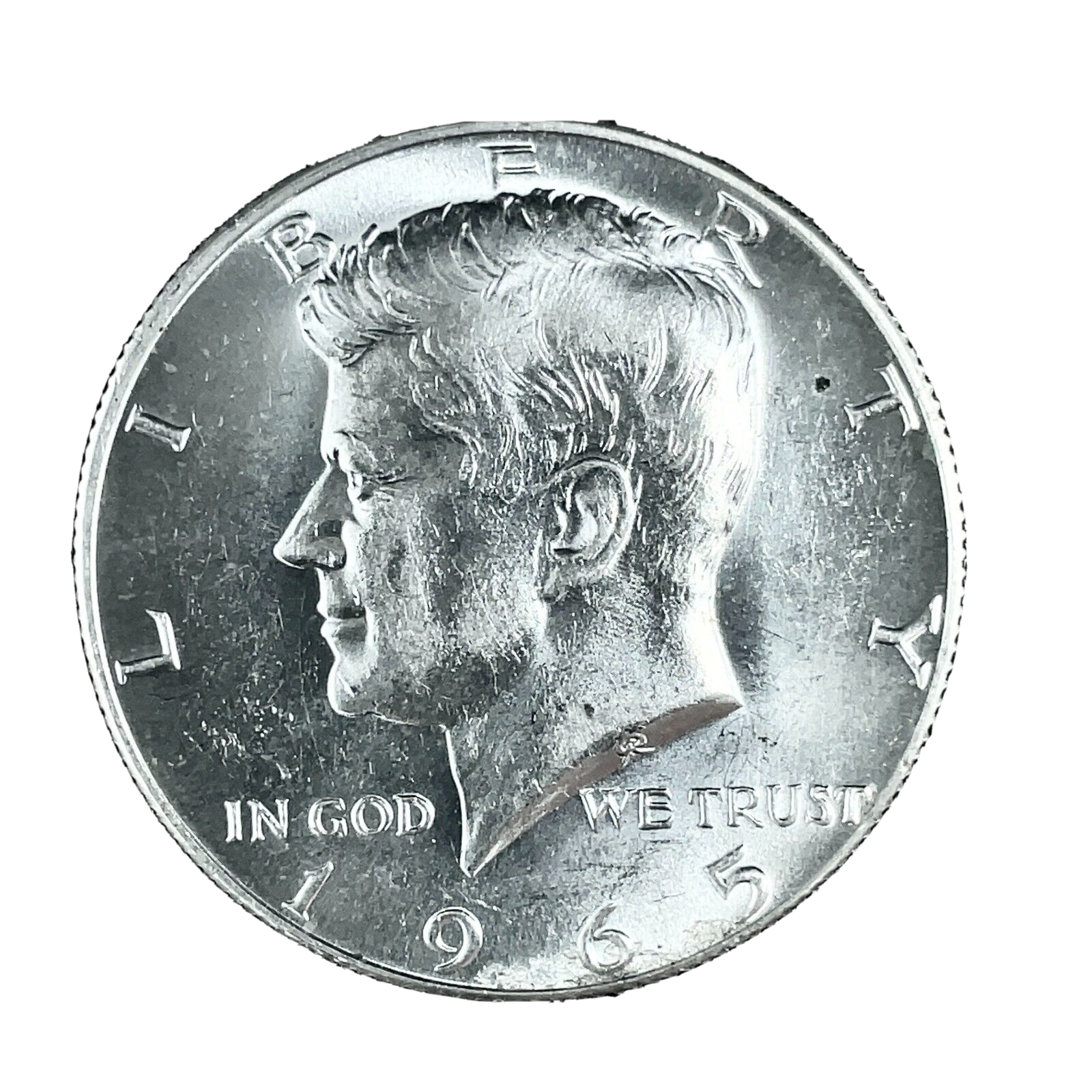 1965 DDR Double Die Reverse GEM BU. Kennedy 40% Silver Half 1965 DDR Double Die Reverse GEM BU. Kennedy 40% Silver Half
