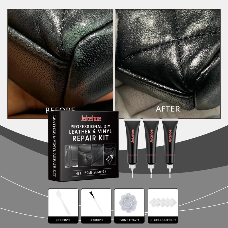 60Ml Car Care Kit Liquid Leather Skin Refurbish Repair Tool Auto Seat Sofa Coats