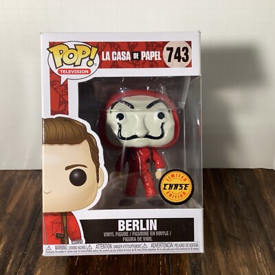  Berlin  La Casa De Papel Funko Pop #743 Chase Sticker Edition