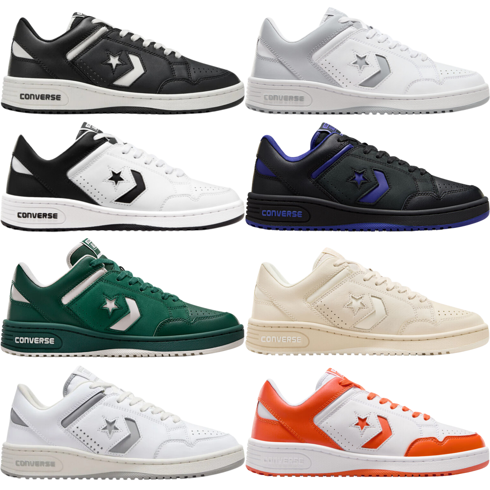 НОВАЯ мужская повседневная обувь Converse WEAPON на низком каблуке ВСЕХ ЦВЕТОВ, американские размеры 7-14, НОВАЯ В КОРОБКЕ