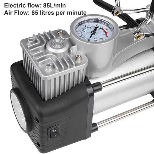 Heavy Duty Portable Air Compressor Car Tire Inflator Electric Pump Auto 12V