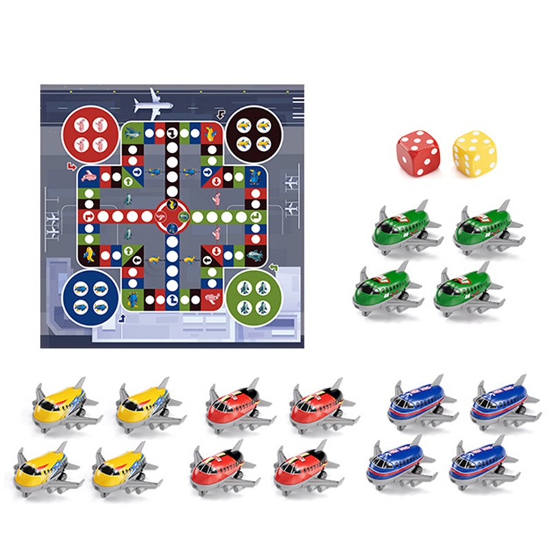 Chess Rug Flying Chess Carpet Parent-child Game Aeroplane Chess