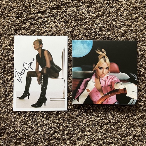 dua lipa 直筆サイン　カード Dua Lipa Future Nostalgia CD & Signed Art Card Autograph | eBay