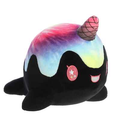 Aurora - Tasty Peach - 7'' Space Nomwhals - Nebula Enchanting Stuffed Animal