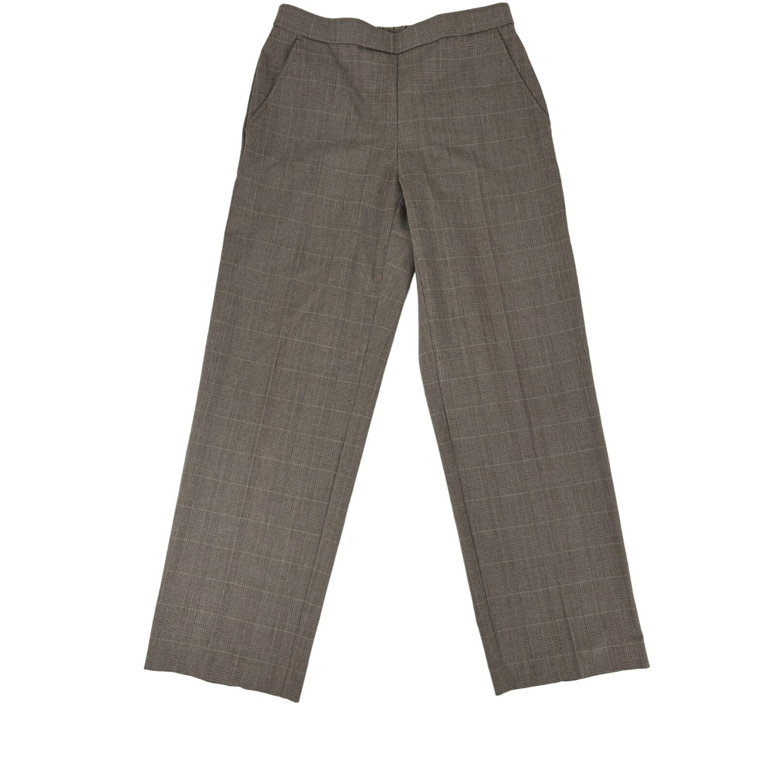 美品　6 ROKU ロク COTTON SQUARE LACE PANTS 38 6(ROKU)＞ジョーゼット テーパード タックパンツ