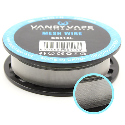 VandyVape Wickeldraht Wire Fused Clapton Mesh Vandy Vape Dochte Zigaretten Watte