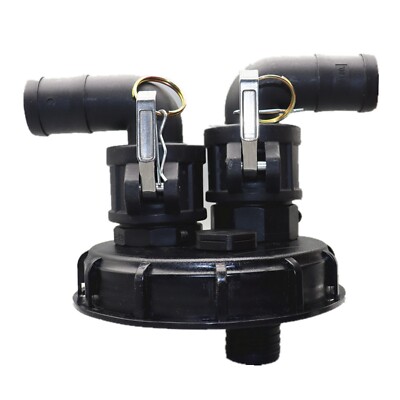 162mm IBC Ton Drum Plastic Cover DN150 Plastic Cover Refill Extraction-Double