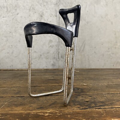 L/'Eroica. NOS Roto cycling water bottle cage cromed Vintage