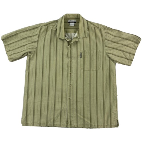 Columbia Outdoor Shirt Mens XL Multicolor Striped American Hiking Fishing Beach