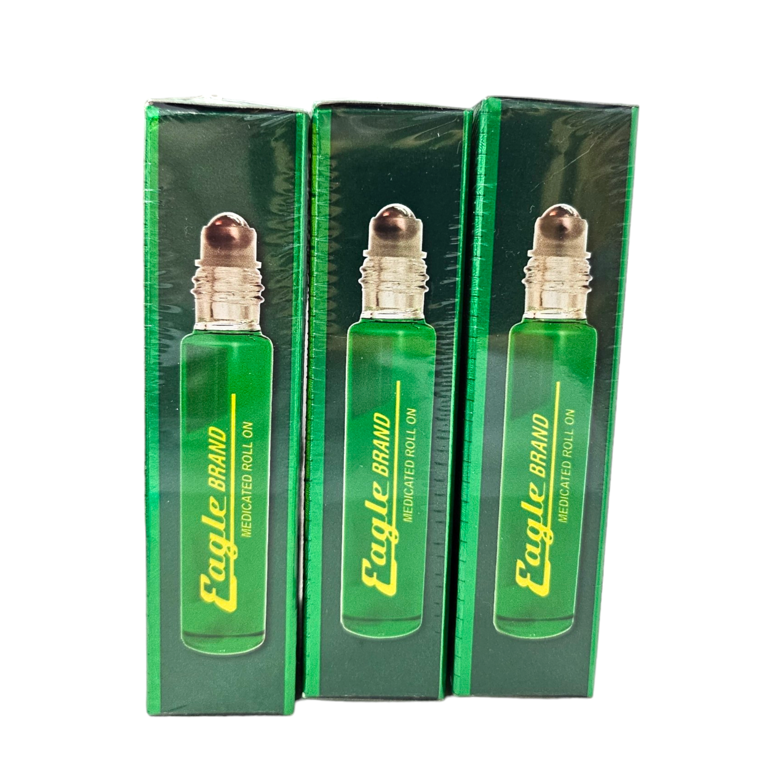 [pack of 3] Eagle Brand Medicated Oil Roll On 8ml- Dau Xanh Con O