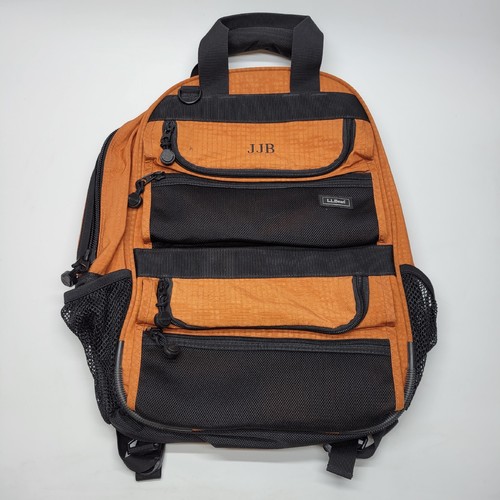 Orange Llb#0vq34 Hiking Pockets Laptop School