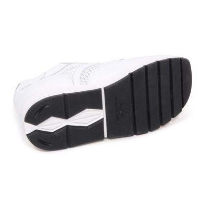 Pre-owned Voile Blanche 9020az Sneaker Donna  Maran Woman Perforated Shoes In Bianco