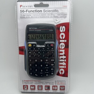 56-Function Scientific Calculator,No CA656,  Sentry Group GR6