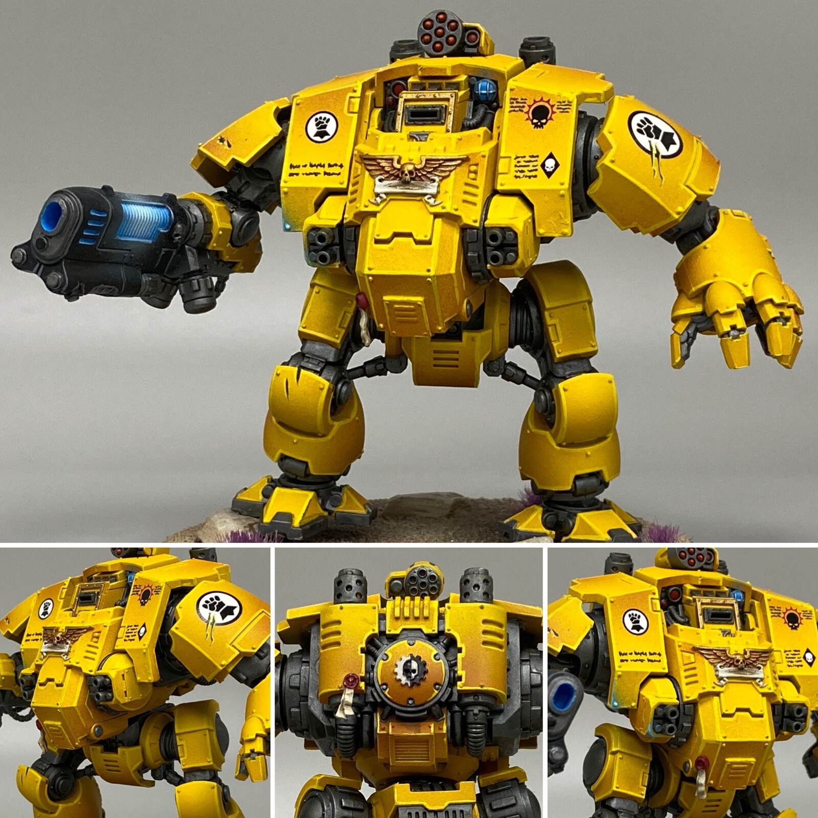 Redemptor Dreadnought Imperial Fists Space Marine Warhammer
