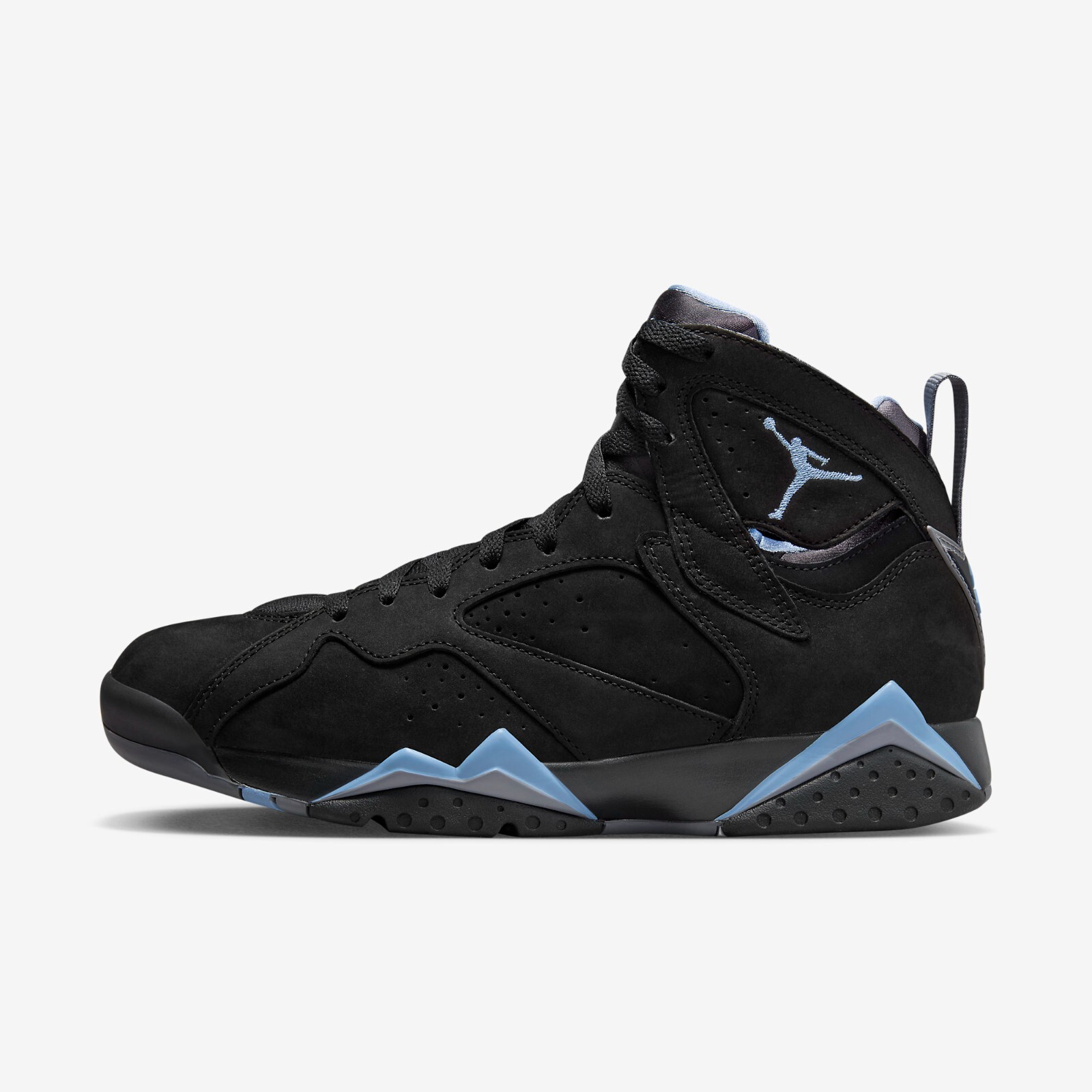 

Кроссовки Nike Air Jordan 7 Retro Chambray CU9307-004, Black/chambray/light graphite, Air Jordan 7