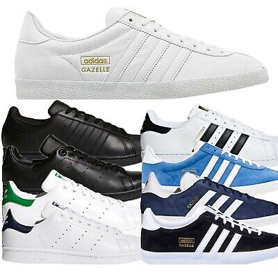 mens blue adidas gazelle trainers