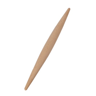 Bakery Rolling Pin Cafe Fine Wood Craftsmanship Double-tip Non-stick for Cake