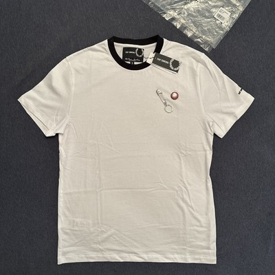 New w. Tags Fred Perry x Raf Simons Contrast Rib Tshirt Small Cotton
