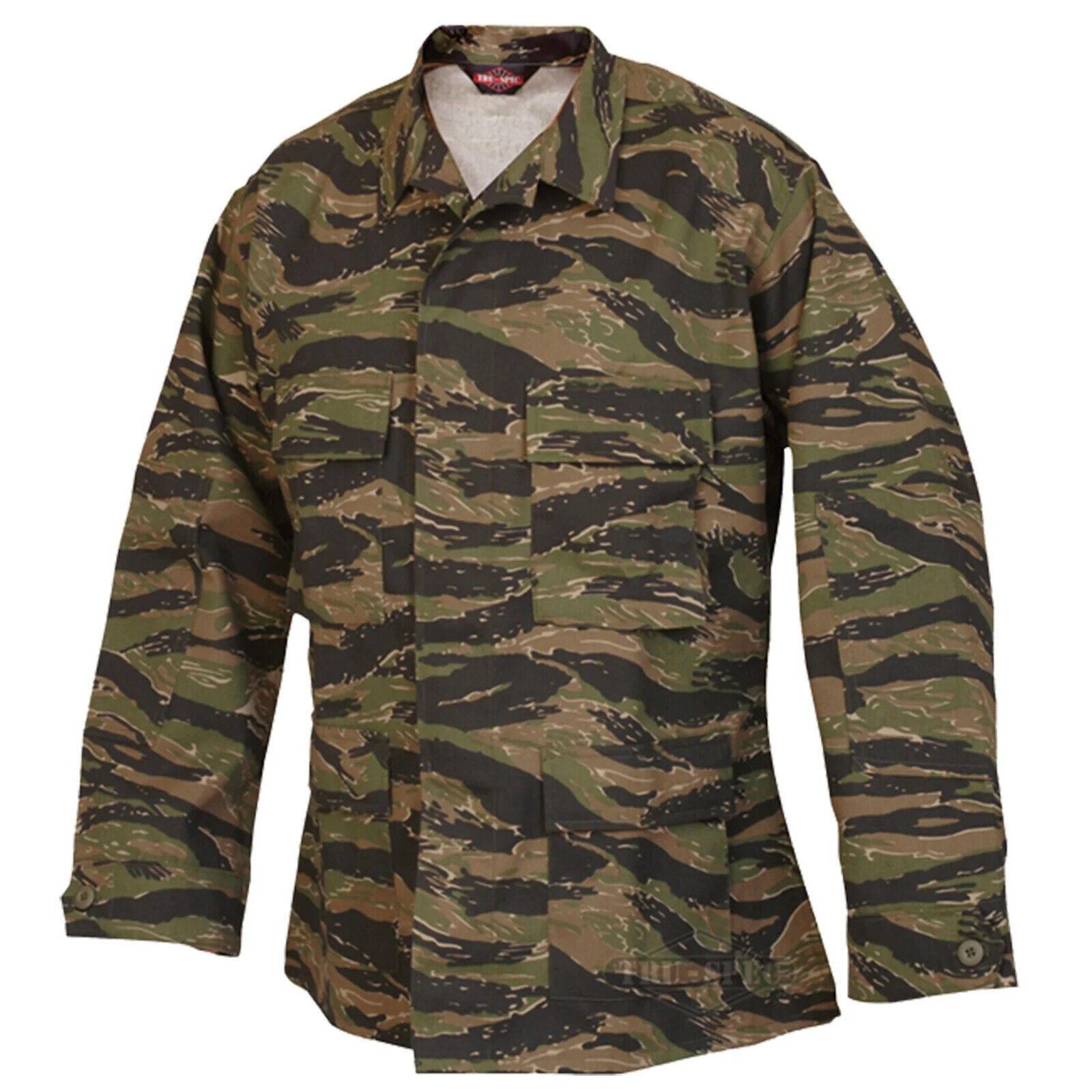 Tiger Stripe 50/50 Nyco Ripstop BDU Jackets - BRAND NEW - SM Tiger Stripe 50/50 Nyco Ripstop BDU Jackets - BRAND NEW - SM