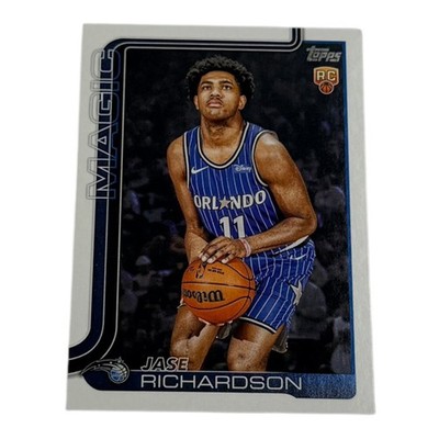 2025 Topps Flagship Jase Richardson Orlando Magic RC Rookie Card #225 NBA MSU