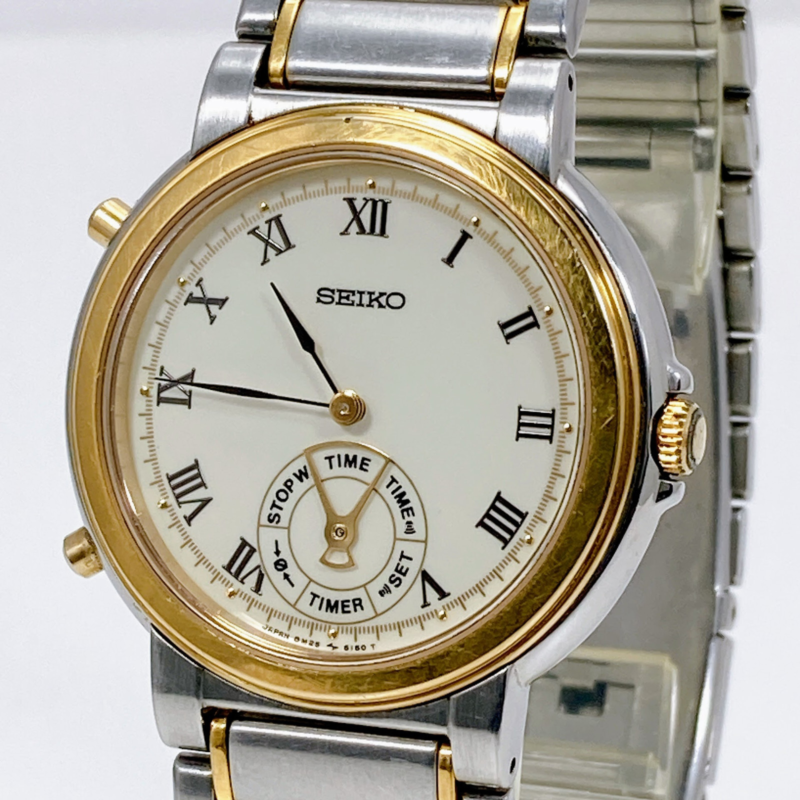 SEIKO Business Timing Alarm Chronograph Vintage Gold tone SEIKO Business Timing Alarm Chronograph Vintage Gold tone