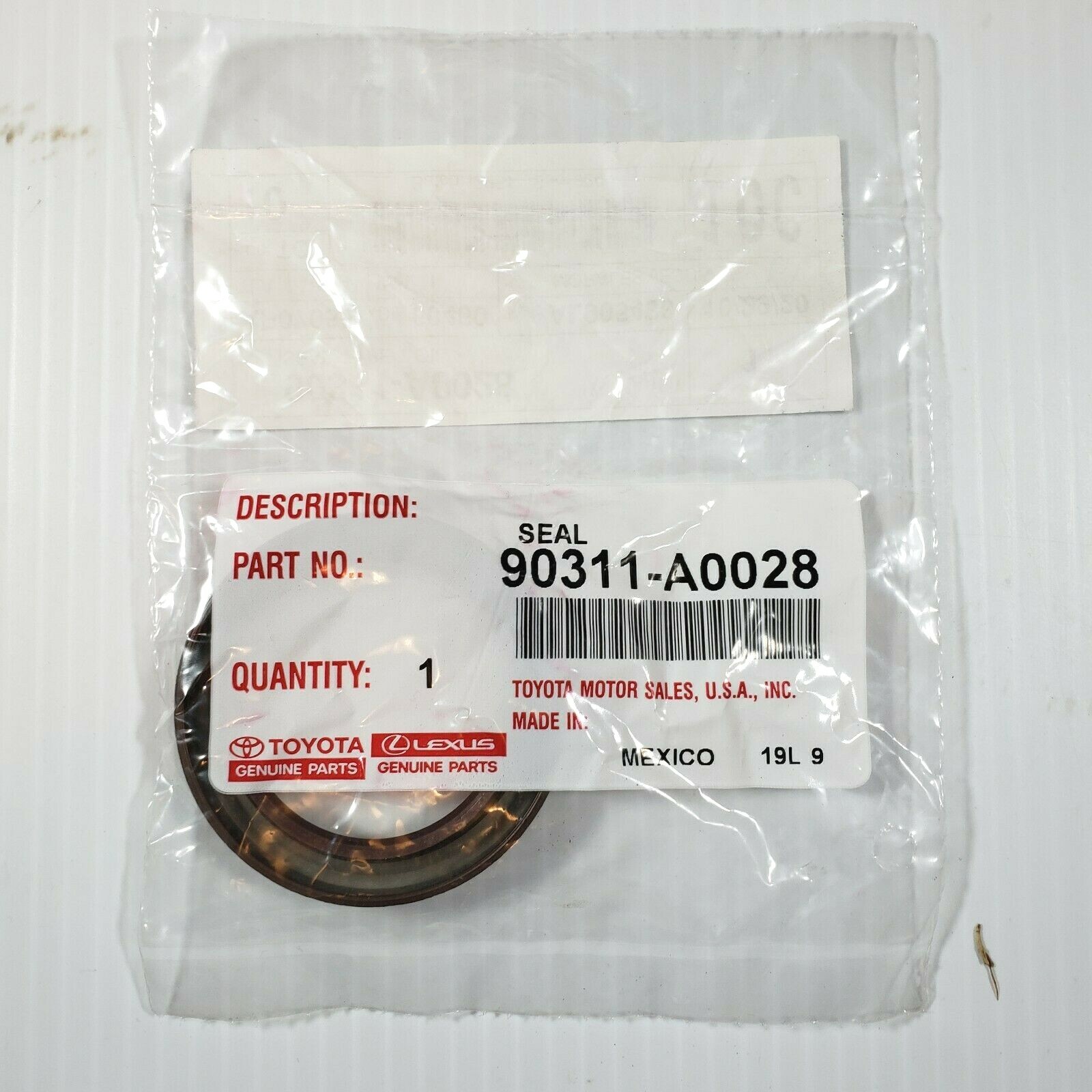 Genuine Toyota Engine Crankshaft Seal 90311-A0028 | eBay