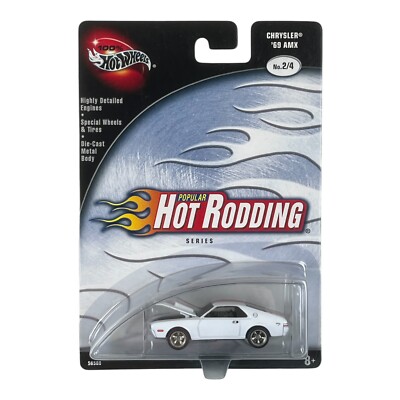 100% Hot Wheels Preferred Chrysler '69 AMX Popular Hot Rodding Series No. 2/4
