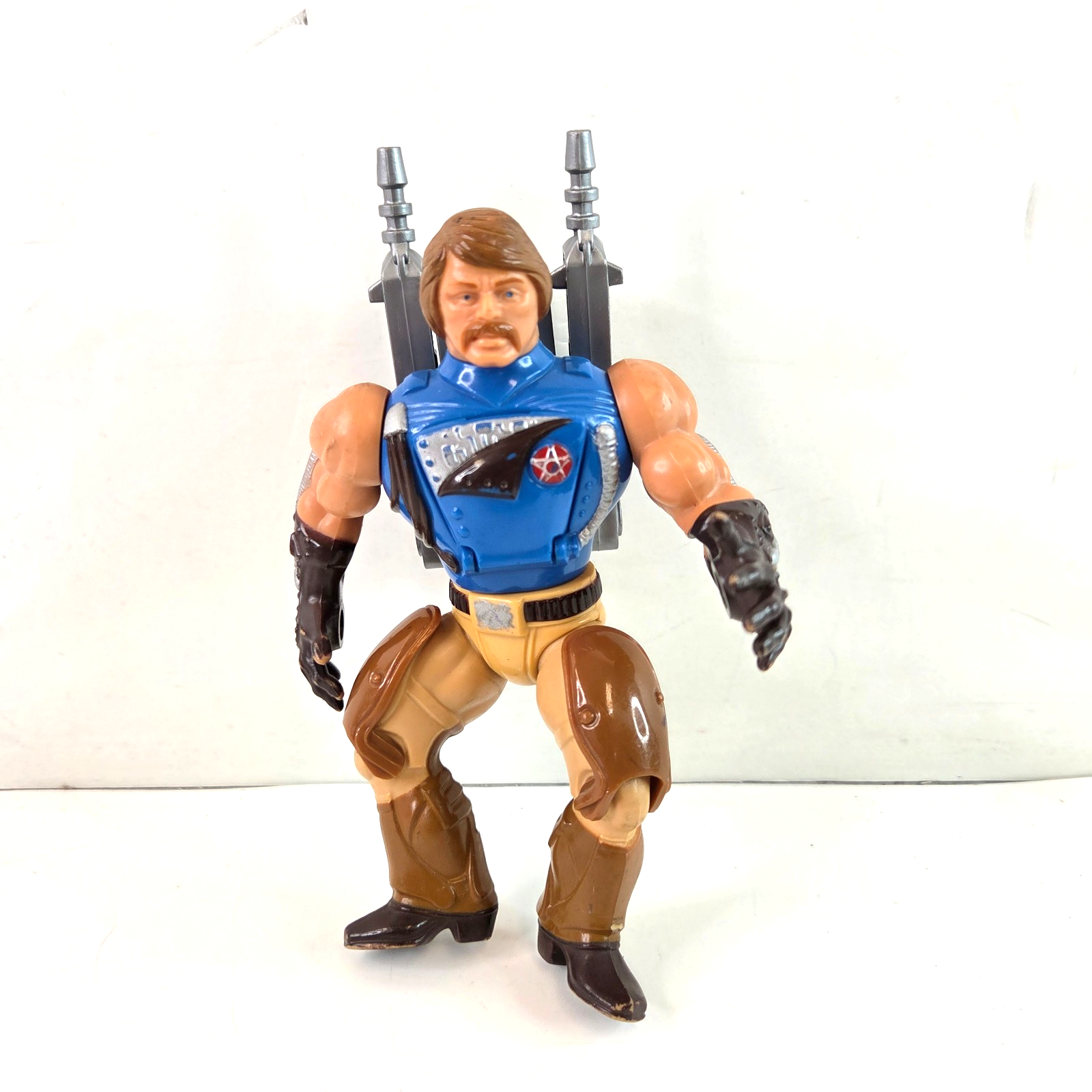 MOTU Masters of the Universe Rio Blast Vtg Action Figure 1983 Missing Pcs