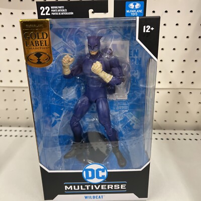 DC Multiverse WILDCAT JSA McFarlane Gold Label Collection 7  Action Figure NEW!