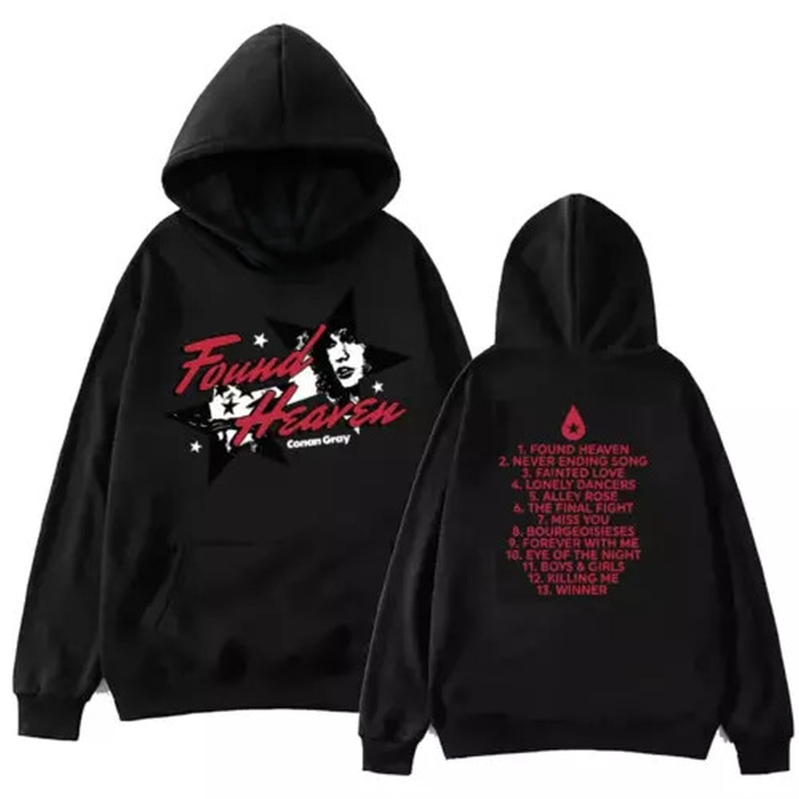 DOUBLE SIDED hoodie, Conan Gray Found Heaven Hoodie, Conan
