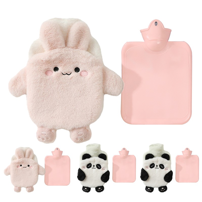Hot Water Bottle Warming Products Hot Water Bag with Cover Cute