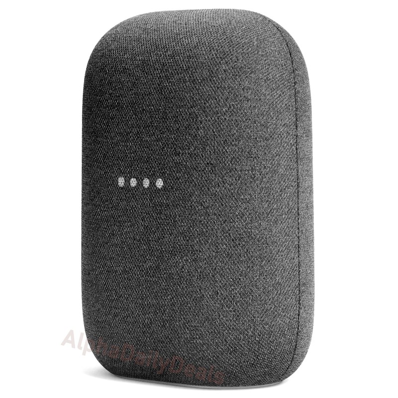 Google Nest Audio Smart Stereo Speaker Voice Assistant Charcoal