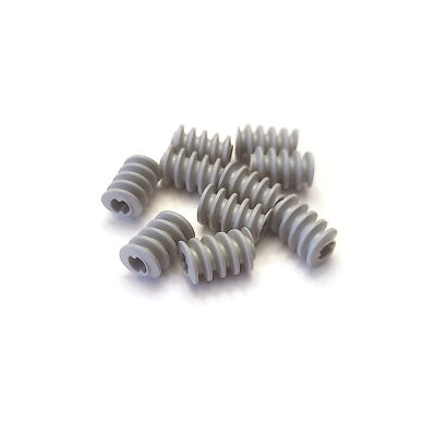 10x NEW Light Bluish Gray Lego Technic Worm Gear Frictionless- 32905