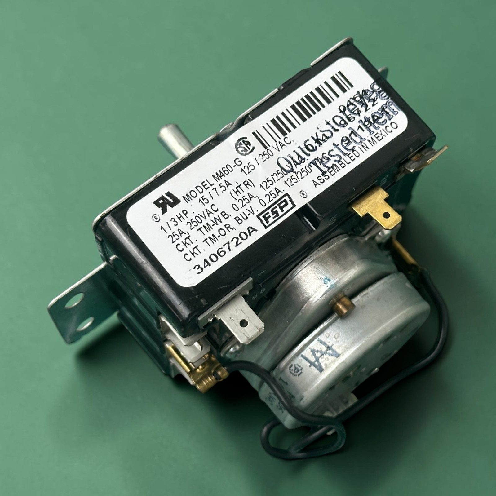 Whirlpool Dryer Timer 3406720A