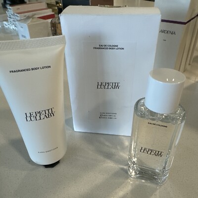 ZARA Le Petit Lullaby Emotions Eau De Parfum 1.35 oz Plus 3.38 Oz Body Lotion !!