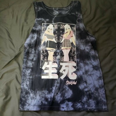 Foureyes Tie Dye Seishi Anime Girls Tank Top - 100% Cotton Anime Streetwear