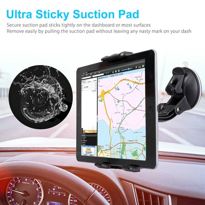 Universal 360°Car Mount Windshield Dash Holder Cradle F Cell Phone Tablet PC GPS