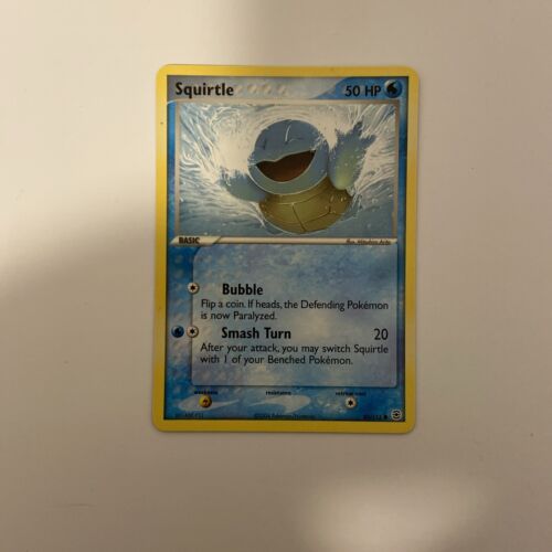Squirtle 83/112 - Common Non Holo EX Fire Red Leaf Green Pokemon - NM