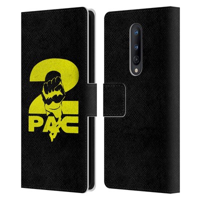 OFFICIAL TUPAC SHAKUR LOGOS LEATHER BOOK WALLET CASE COVER FOR ONEPLUS PHONES