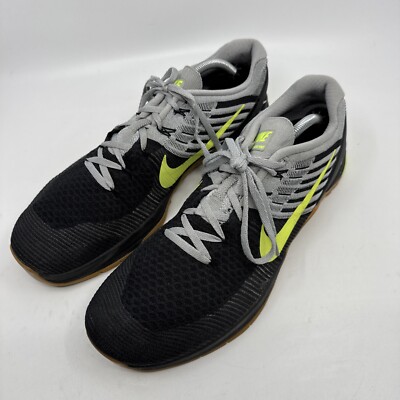 Men's Nike Metcon Dsx Flyknit Sneakers Shoes Black Gray 852930-003 Size 12.5