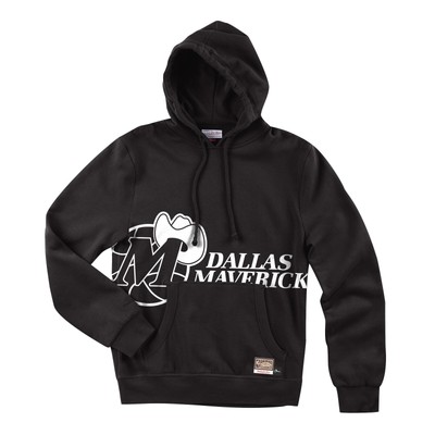 

Mitchell - Ness NBA Dallas Mavericks Big Face 3.0 Hoodie Men черный/белый
