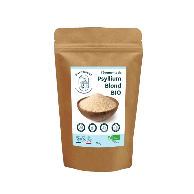 TÃ©Guments De Psyllium Blond Bio 99% PuretÃ© - Fibres Naturelles Pour Digestion