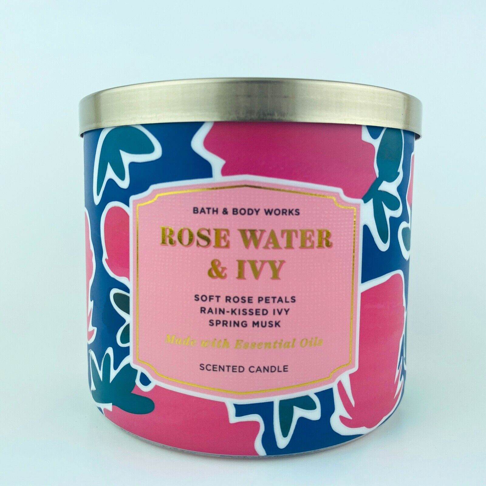 アロマグッズ Bath & Body Works Rose Water Ivy Candle Amazon.com: Bath and Body Works Rose Water & Ivy 3-Wick